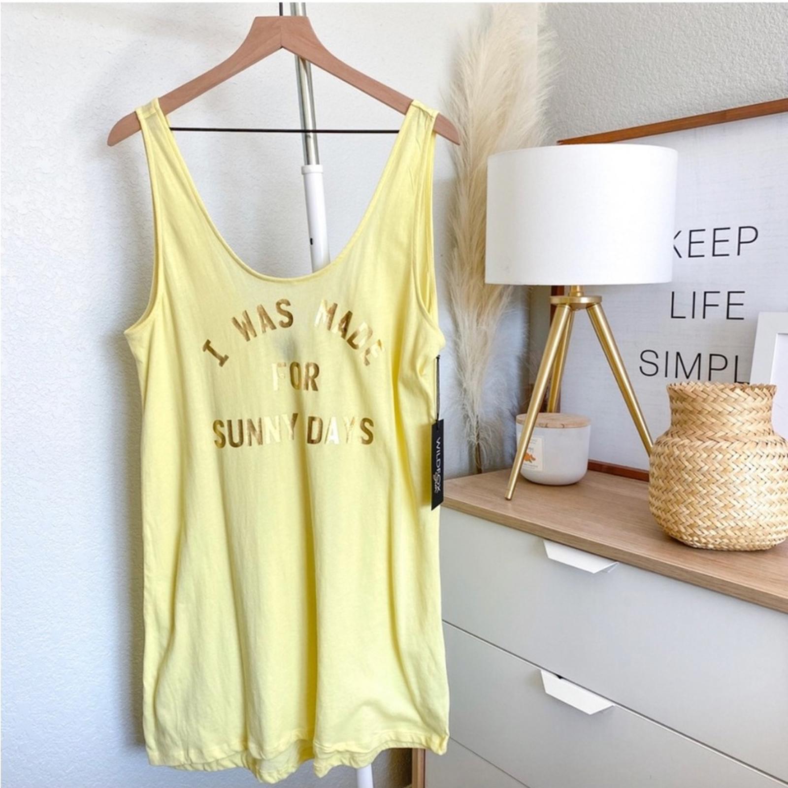 Wildfox SUN Sunny Days Poolside Scoop Neck Swim CoverUp Size S, New w/Tag
