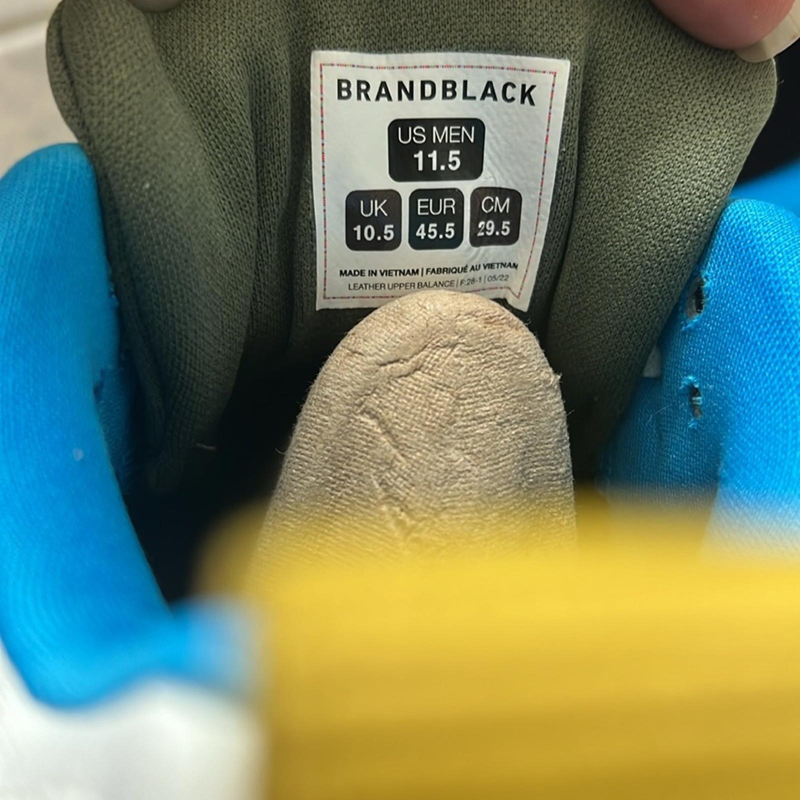 Brandblack Villain Unisex Low-Top Sneakers, Size 11.5 New in Box