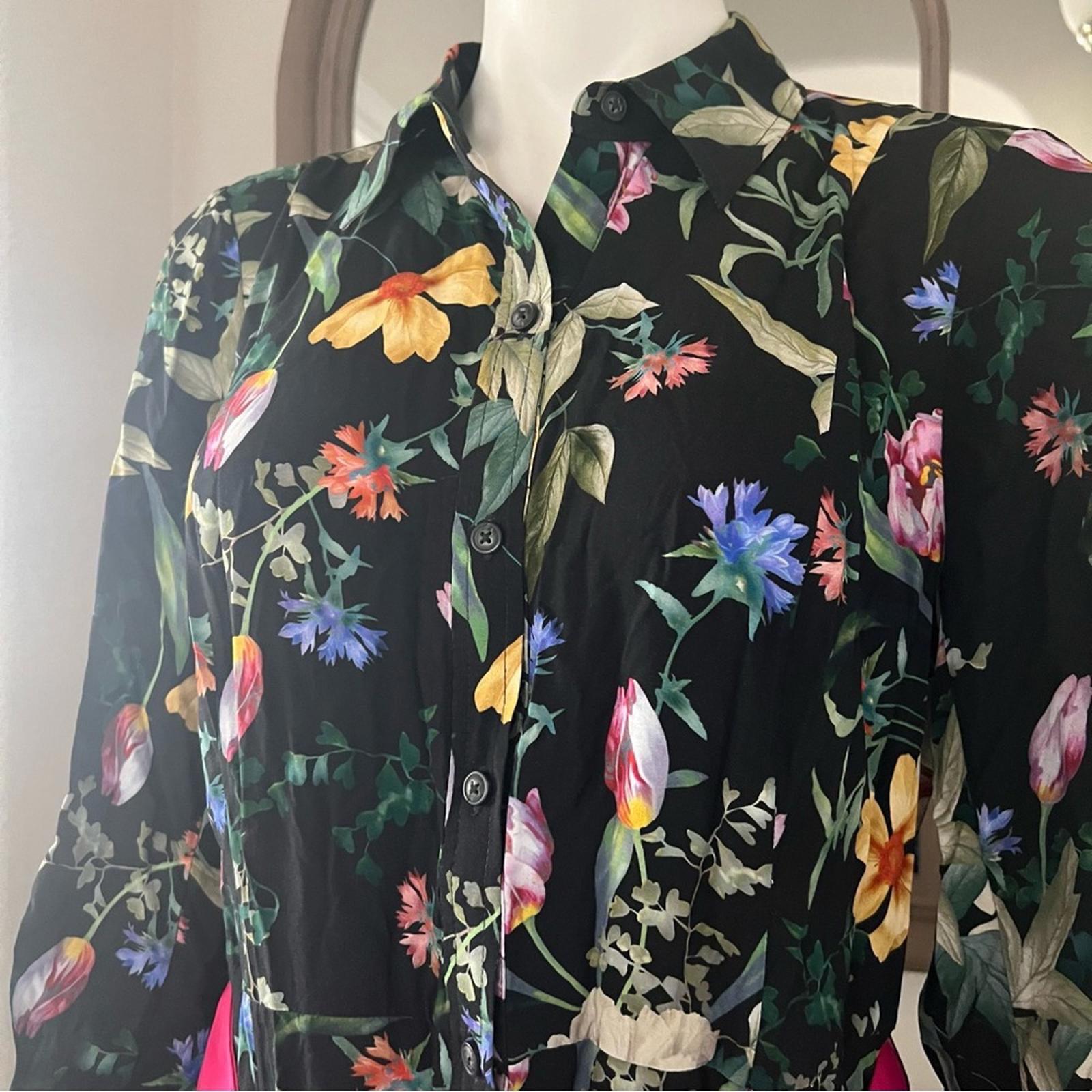 Per Se by Carlisle Botanical Midi Dress Size 10 New w/Tag Retail $598 (Sold Out)
