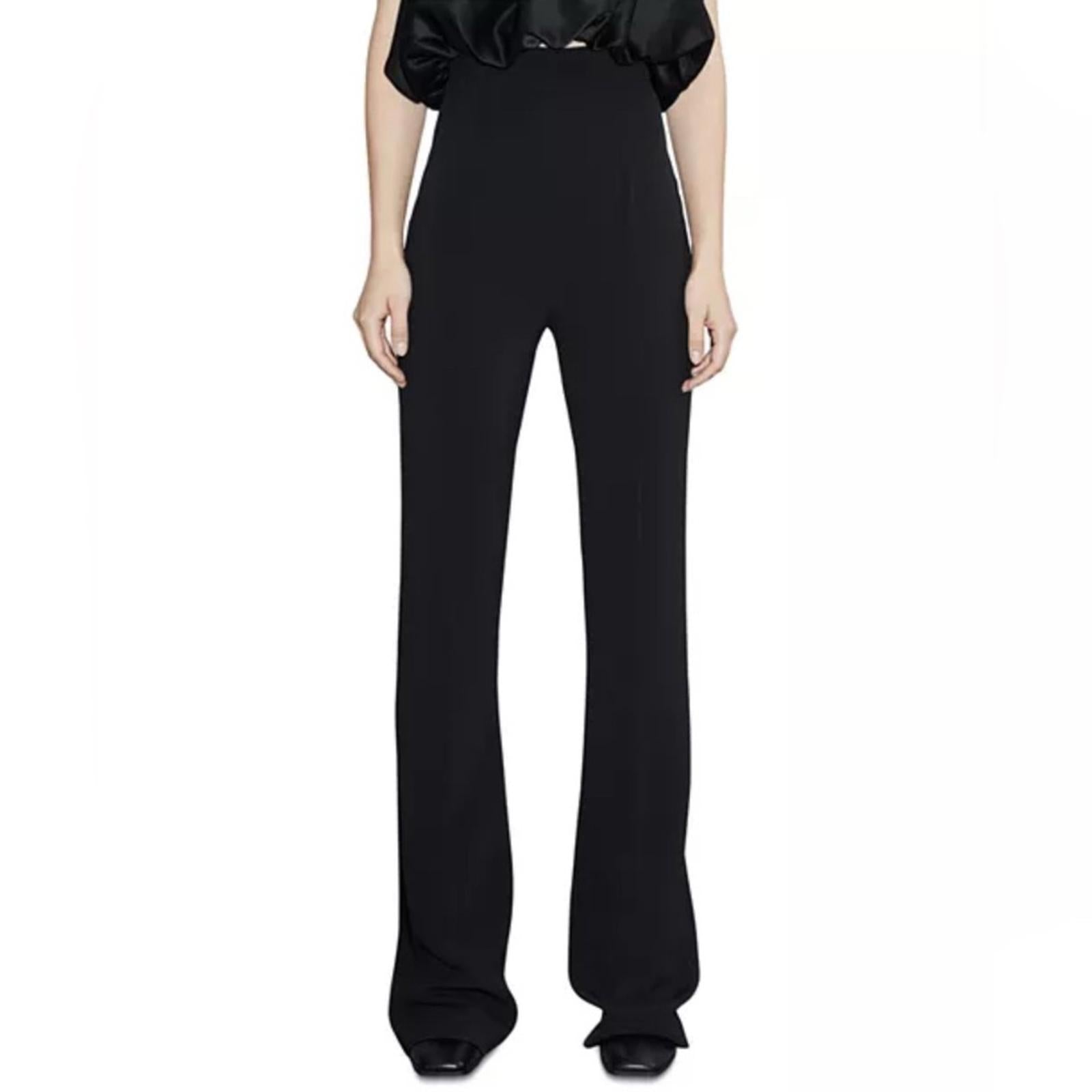 Et Ochs Adrian Fit and Flare Pants in Black, Size 4 New w/Tag, Retail $795