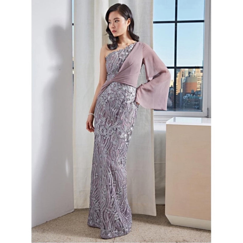 JS Collections Amari One Shoulder Twist Gown, Size 14 with Tag, Retail $348