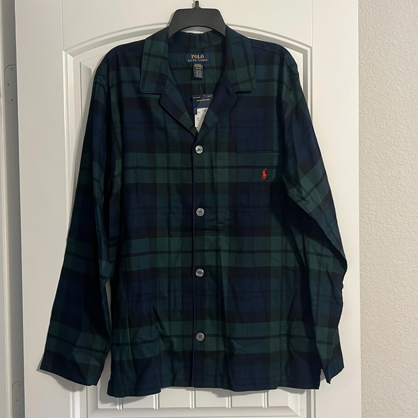 Polo Ralph Lauren Men's Flannel Pajama Top, Size M New w/Tag