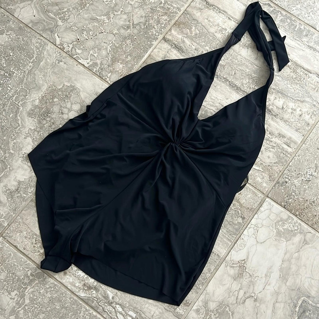 Magicsuit Theresa BLACK One Piece Swim Romper, NWT, Size 10