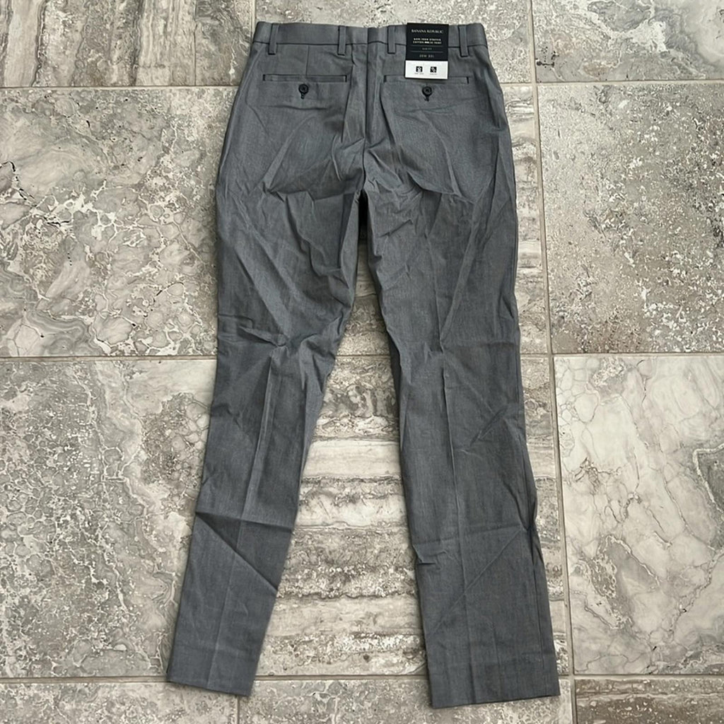 Banana Republic Slim Non-Iron Stretch Dress Pants, Size 30W x 32L New with Tag