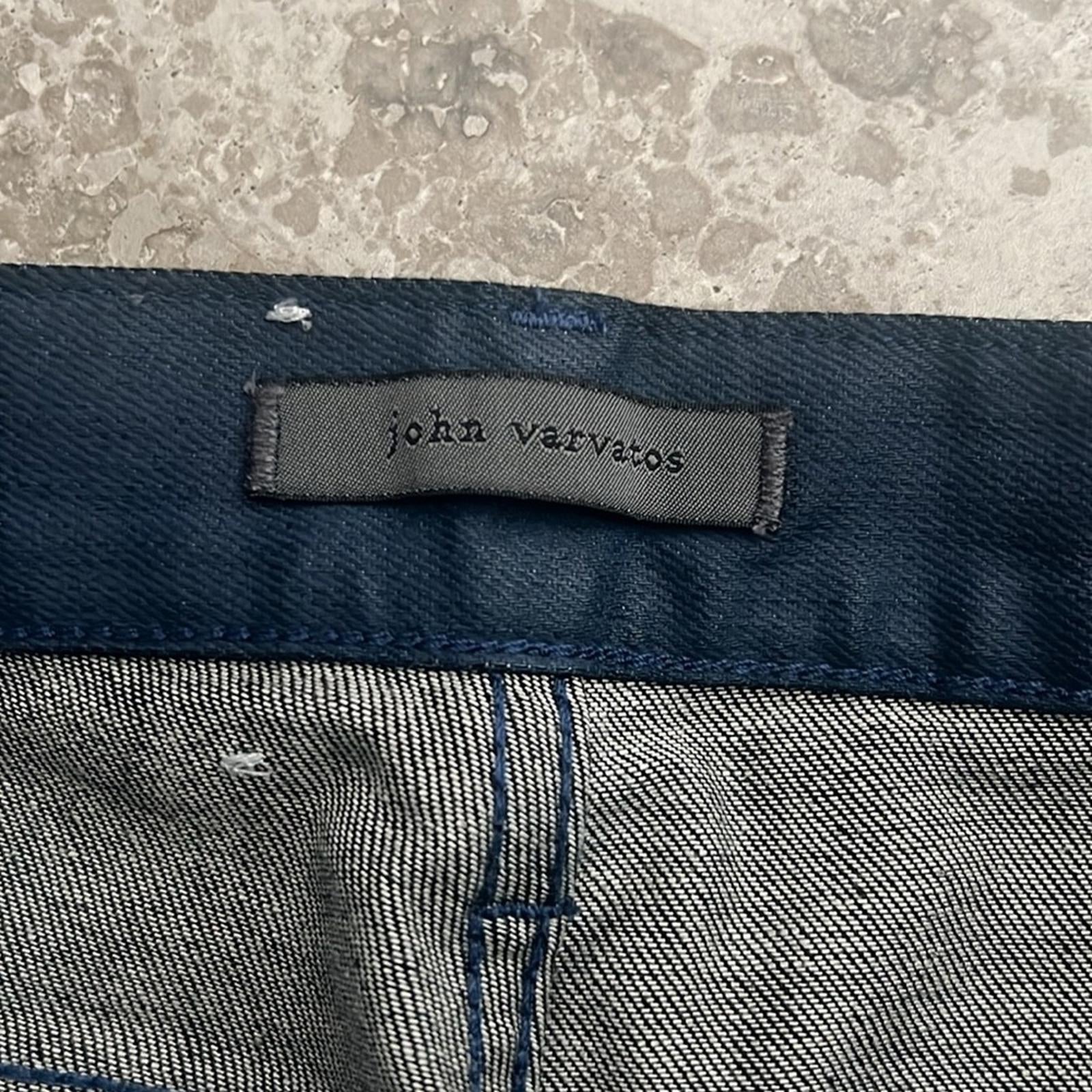 John Varvatos Coated Navy Jeans, Size 31 New w/Tag $368