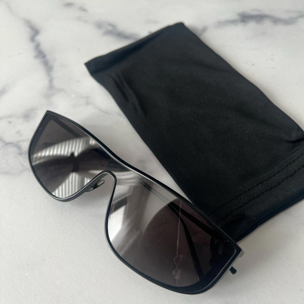 Saint Laurent 605 Luna Rectangular Sunglasses -002 99 S NEW w/Tag $740