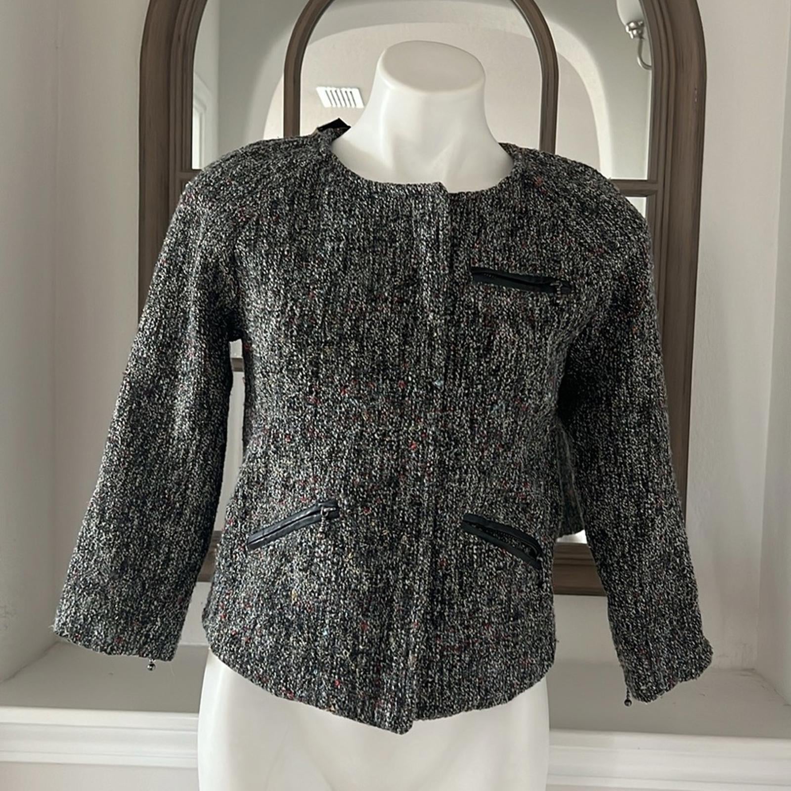 NWT Anthropologie’s Sanctuary Tweed Jacket, Size S New w/Tag