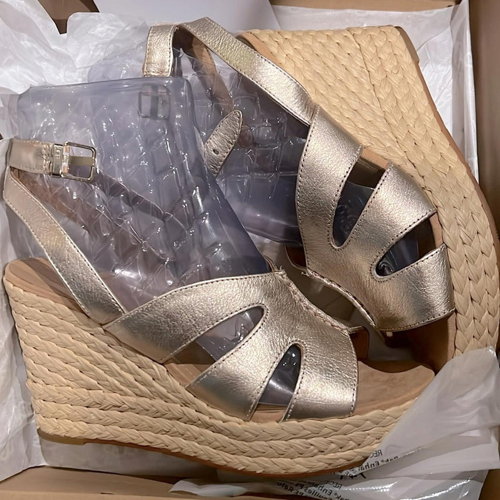 UGG Careena Platform Wedge Espadrille Sandals, Size 10 New in Box