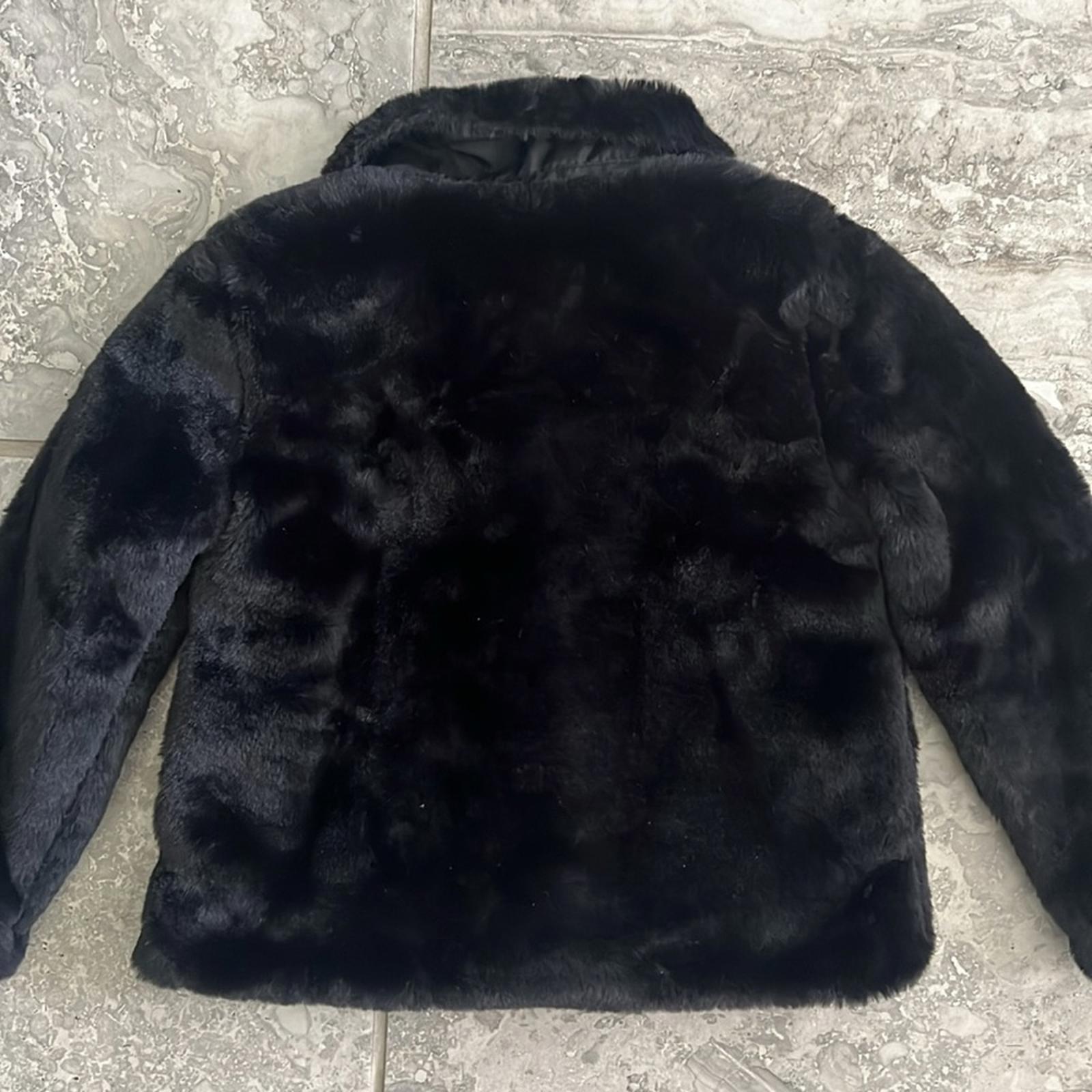 Epic Threads Girl’s Faux Fur Jacket in Deep Black, NWT, Size 3T
