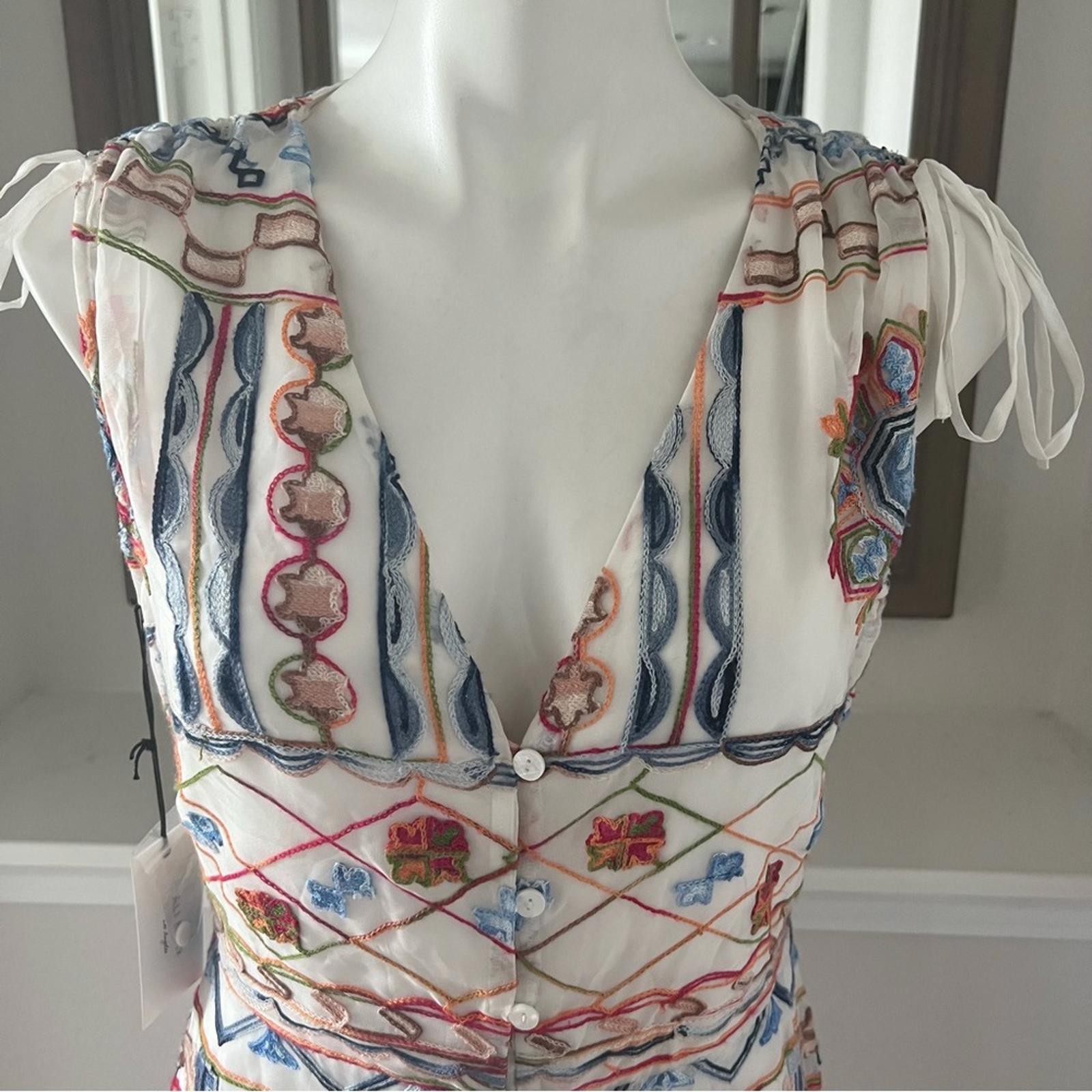 Ali+Jay Embroidered Midi Dress, Size L New w/Tag Retail $148