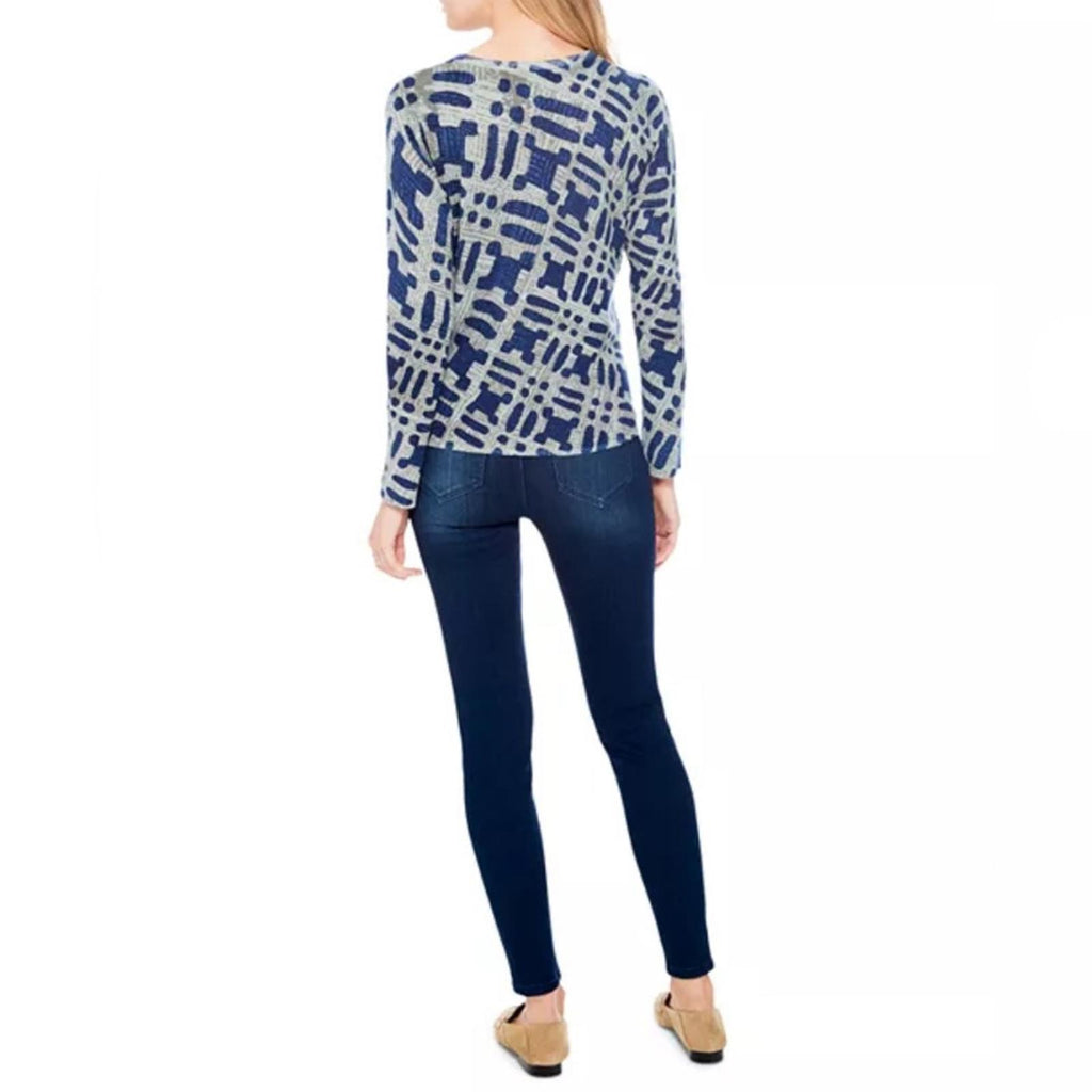 NIC+ZOE Ikat Camo Sweater, Women’s Size XL NWT