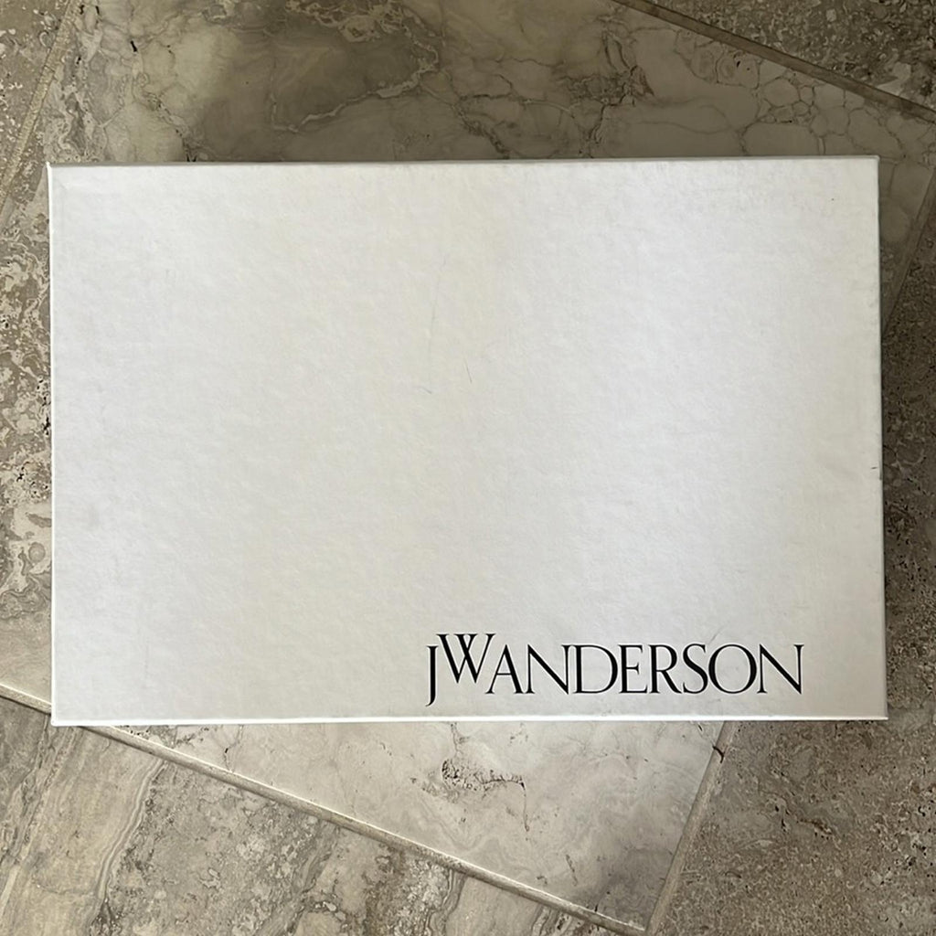 JW Anderson LaceUp Bubble Sneaker, Suede Yellow-Canvas Size 42 New in Box