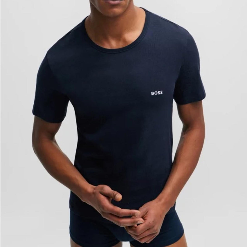 BOSS 3-Pack of Branded Underwear T-Shirts in Cotton Jersey Size S New in Box