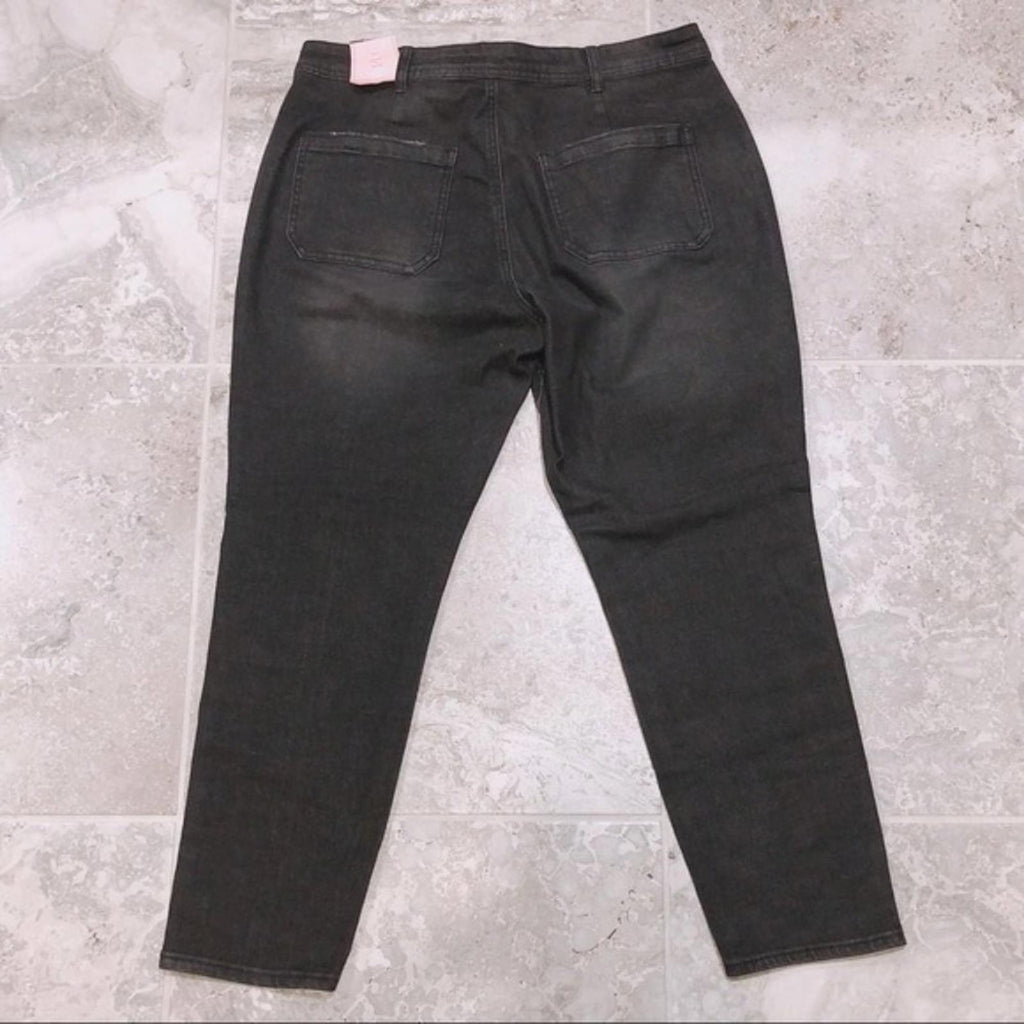 Hydraulic Murray High-Rise Skinny Leg Jeans in Black, Size 16 New w/Tag