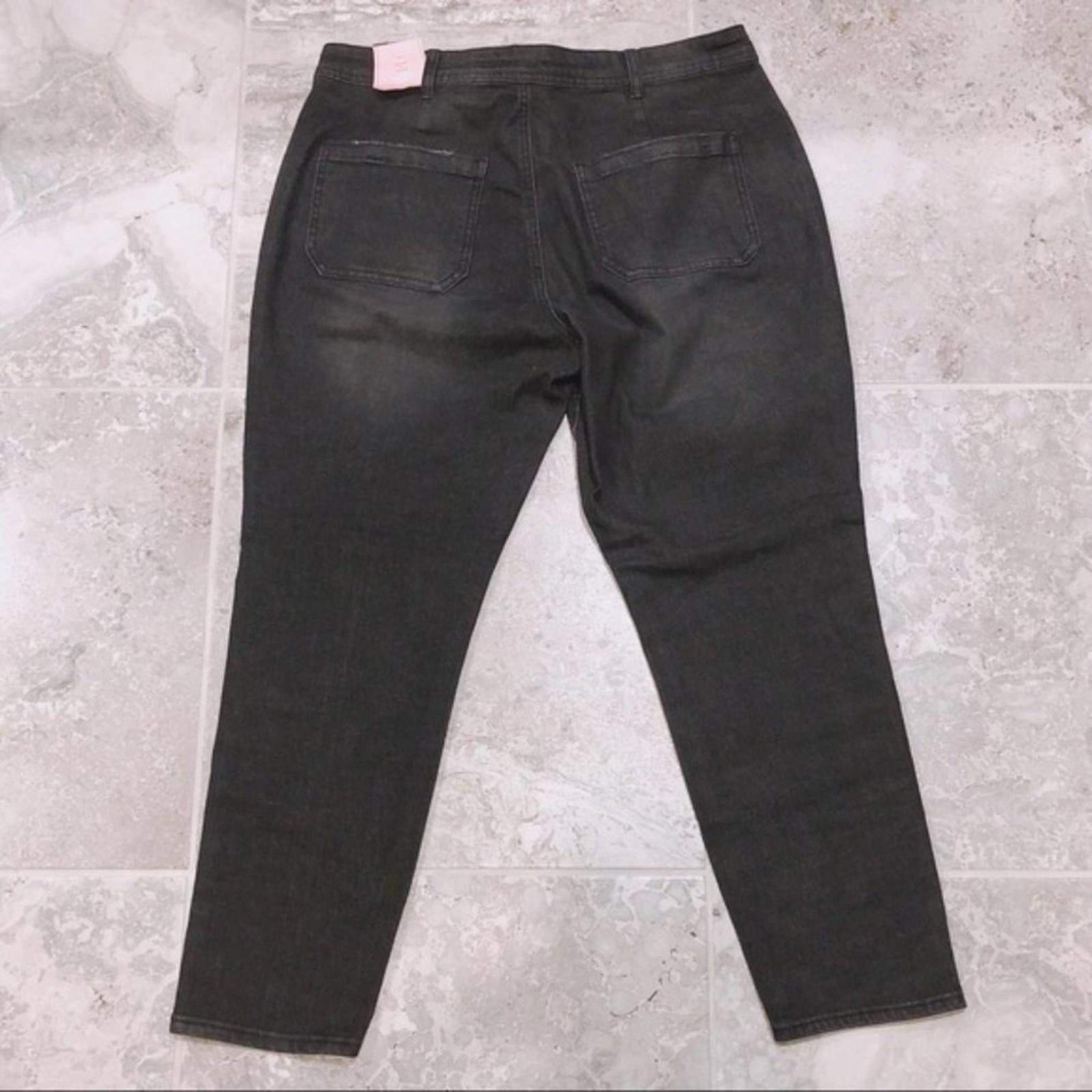 Hydraulic Murray High-Rise Skinny Leg Jeans in Black, Size 16 New w/Tag