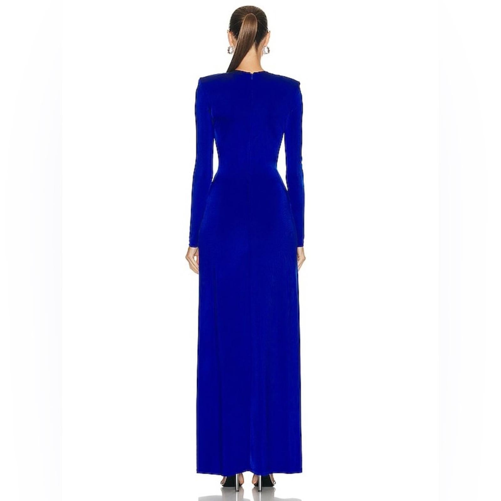 Et Ochs Katherine Gathered Column Cut-Out Gown Dress Size 8 New w/Tag $1,795