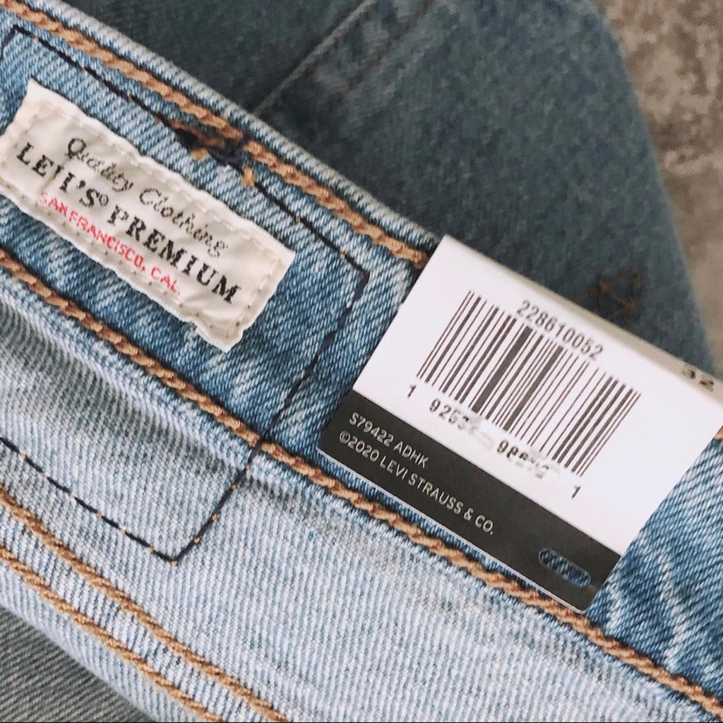 Levi’s Premium Wedgie Icon High-Rise Blue Jeans, Size 32 New with Tag