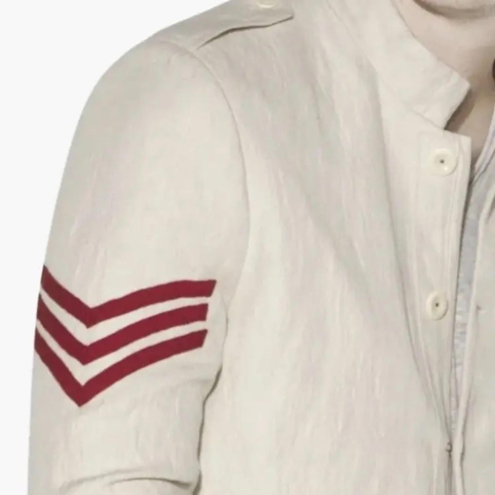 John Varvatos Slim Fit Cotter Ring Button Military Jacket, Size 50 NEW $1,298