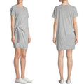 Vince Classic Stripe Side-Tie Dress, White/Black Size S EXCELLENT! Retail $225