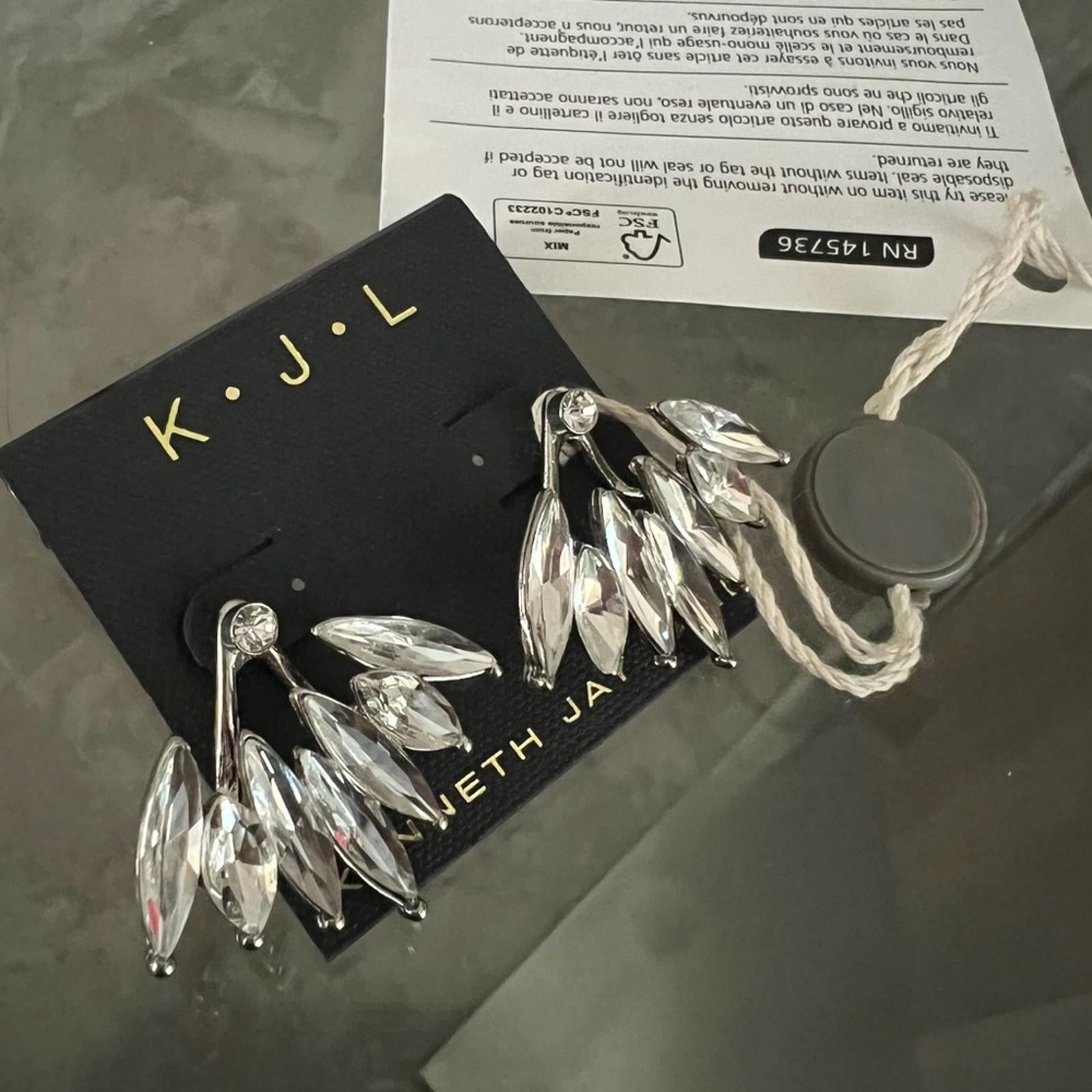 Kenneth Jay Lane Earrings New with Tag