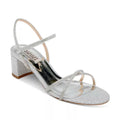 Badgley Mischka Ultima Strappy Block Heel Sandals, Size 11 New in Box w/Dust Bag