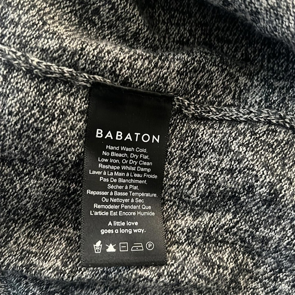 Aritzia Babaton Erin Sweater in Heather Grey Size S, EXCELLENT!