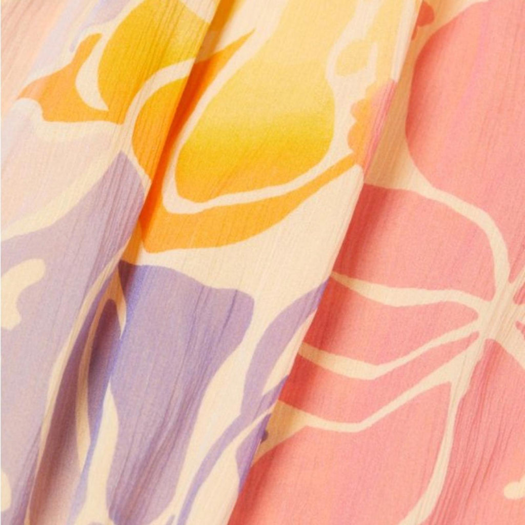 Ramy Brook Ivy Printed Silk Tiered Maxi Dress, Palav, Size XS New w/Tag $585