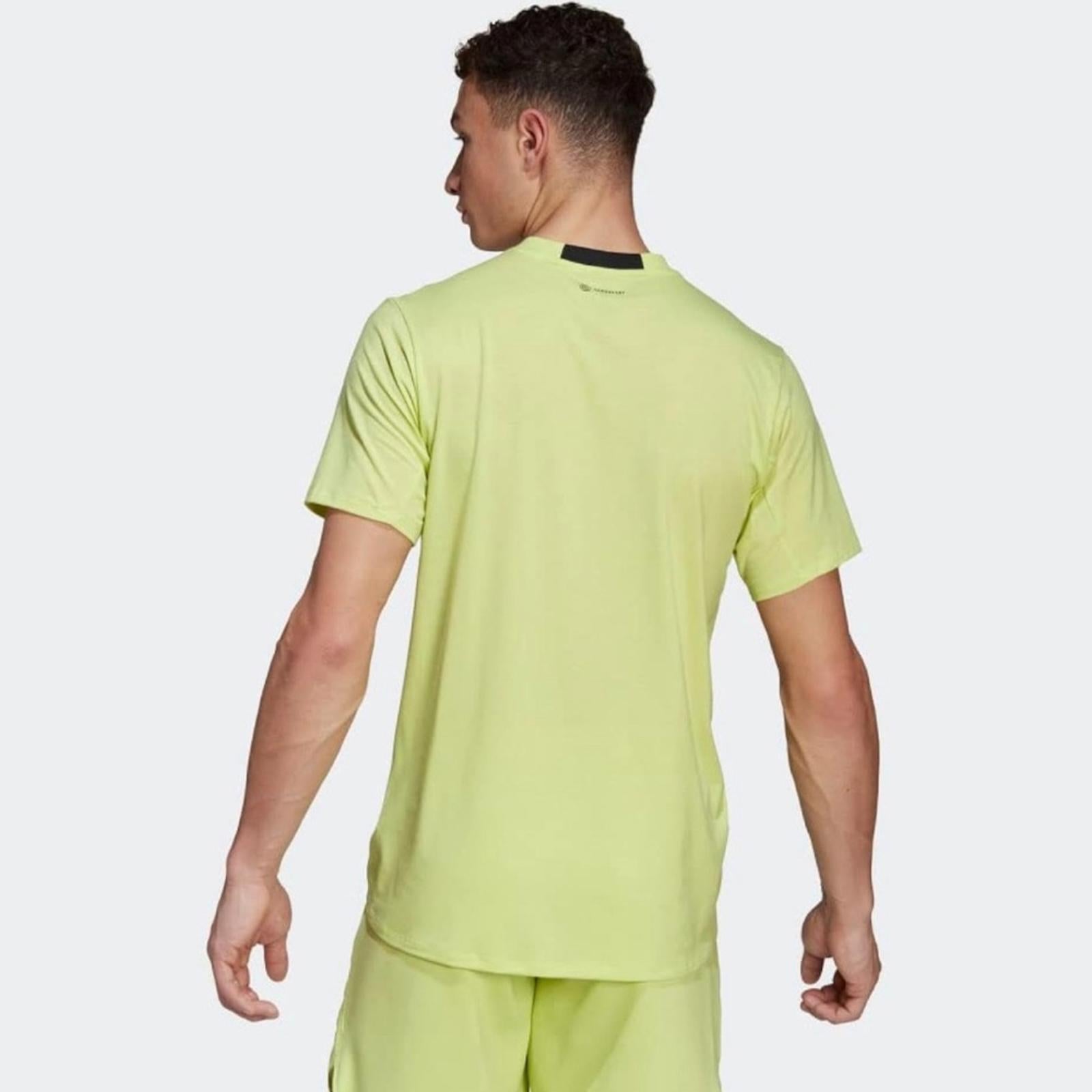 Adidas Men's Designed For Training Tee, Pulse Lime, Size XL New w/Tag