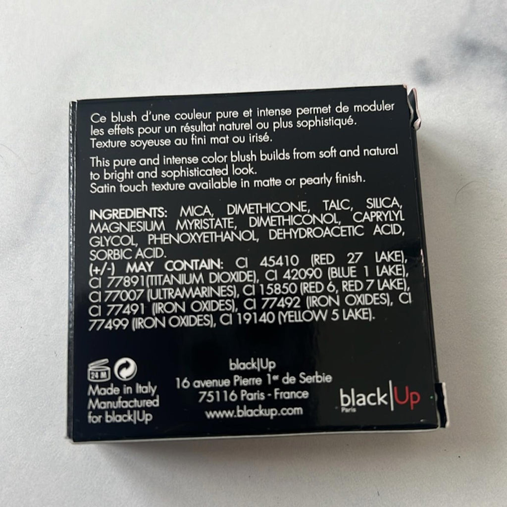 Black|Up Paris Blush - NBL 07 Mandarin (New) Retail $26.50 -Made in Italy