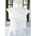 Hippie Rose Tiered One Shoulder Top Red Blue Hearts NWT