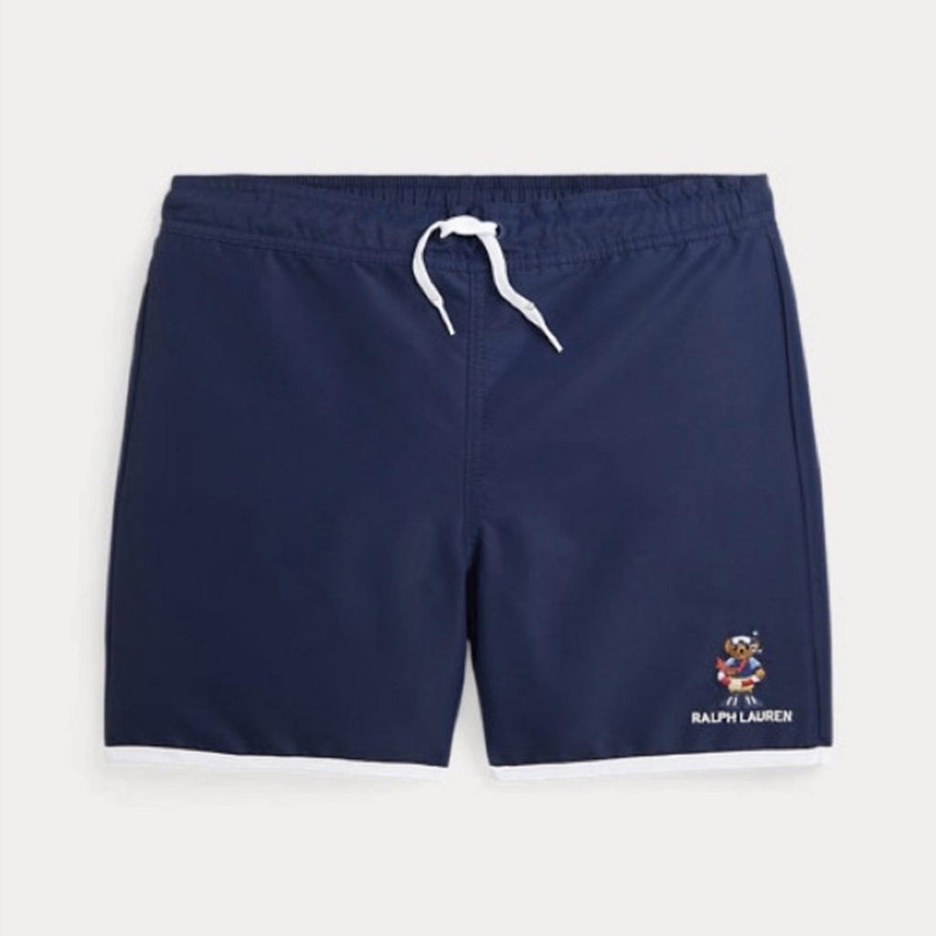 Polo by Ralph Lauren Polo Bear Swim Trunk Shorts, Navy, Size XL(18/20) NEW