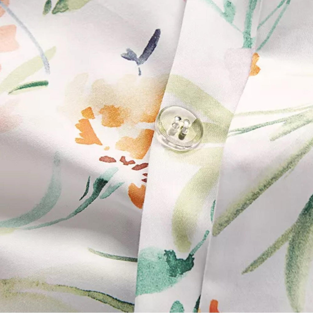 Sky Pastel Perennials Duvet Cover Set, Twin New in Box Retail $230