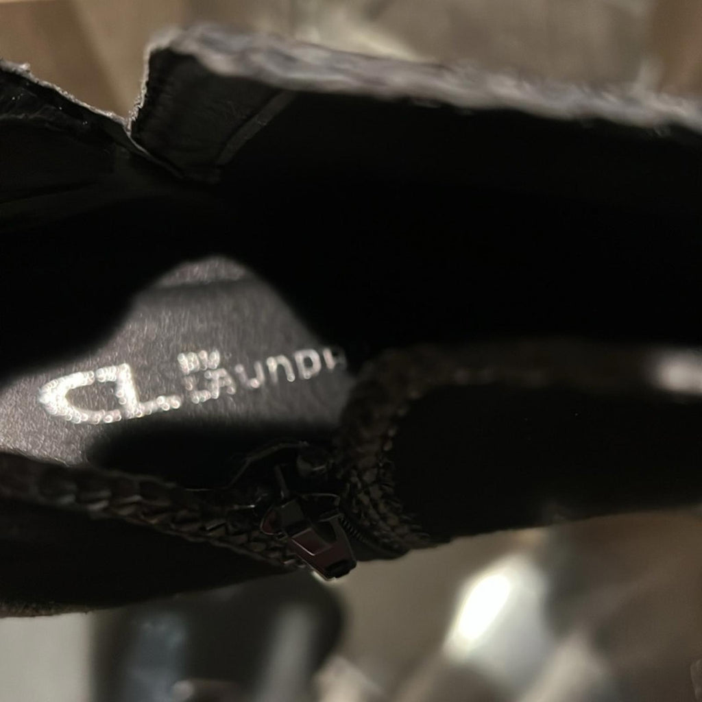 Laundry Volcano Wedge Bootie in Black, Size 10, New in Box