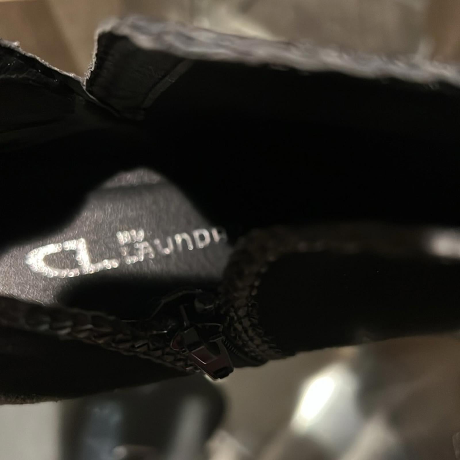 Laundry Volcano Wedge Bootie in Black, Size 10, New in Box