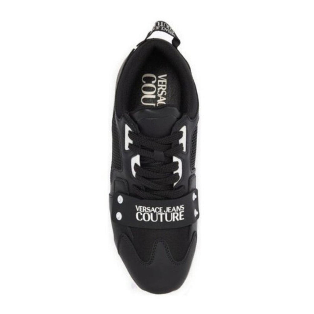 Versace Low-Top Chunky Sneakers in Black & White, Size 42, NEW in Box w/Dust Bag
