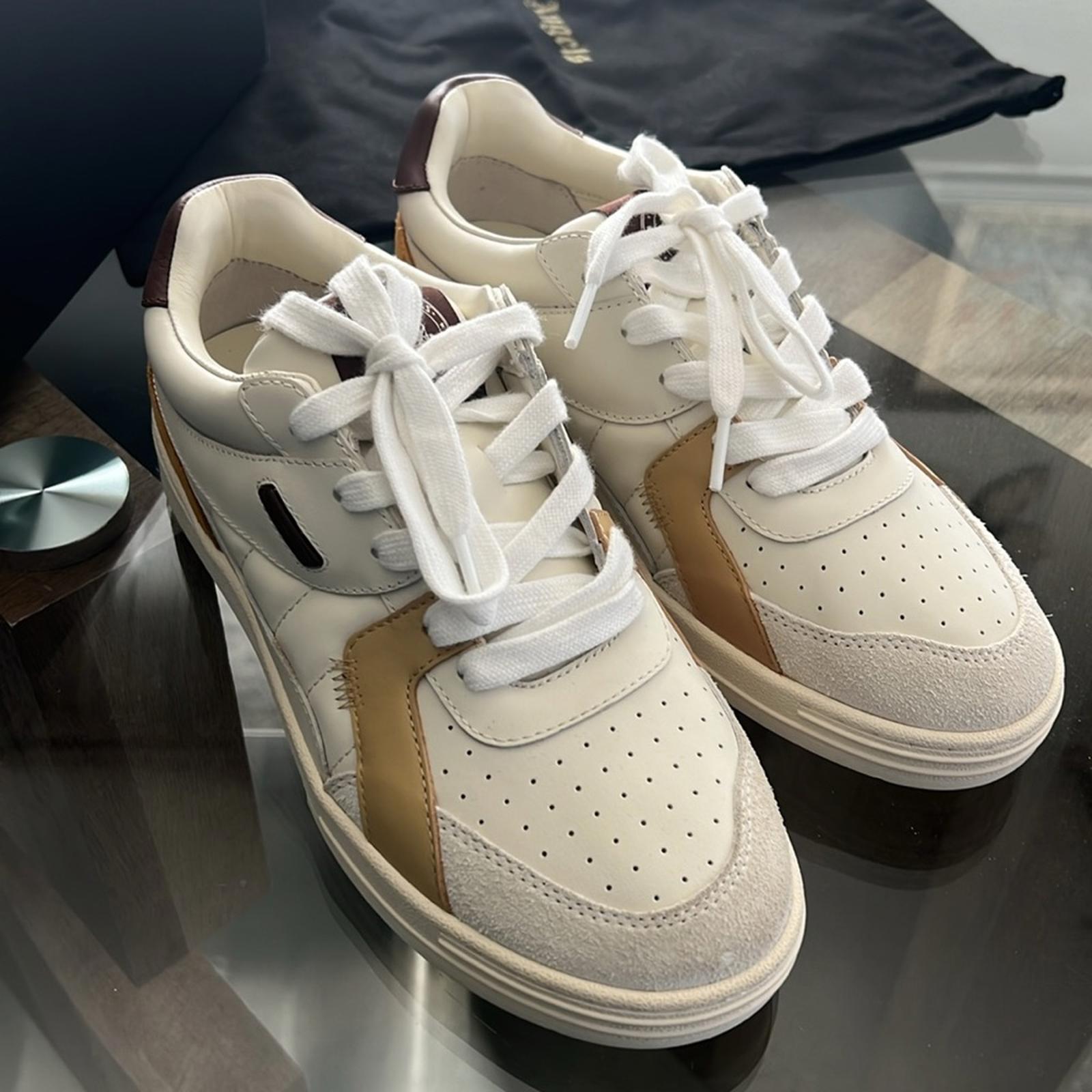 Palm Angels Sneakers in University Beige/Brown Size EU42 US9 New in Box +DustBag