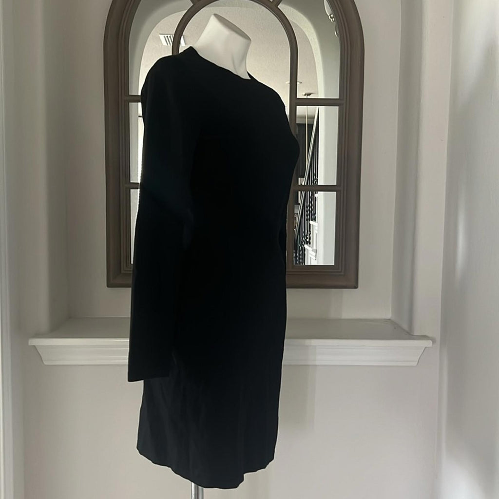 Elizabeth and James Railey Side Cut-Out Dress Black, Size L New w/Tag $385