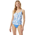 Michael Kors Crew Tie Dye Daydream Blouson Tankini Swim Top, NWT, Size XS $106