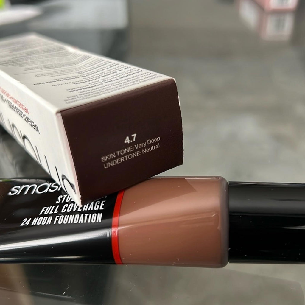 Smashbox Studio (4.7 Very Deep/Neutral) Skin Full Coverage 24Hr FoundationNEW