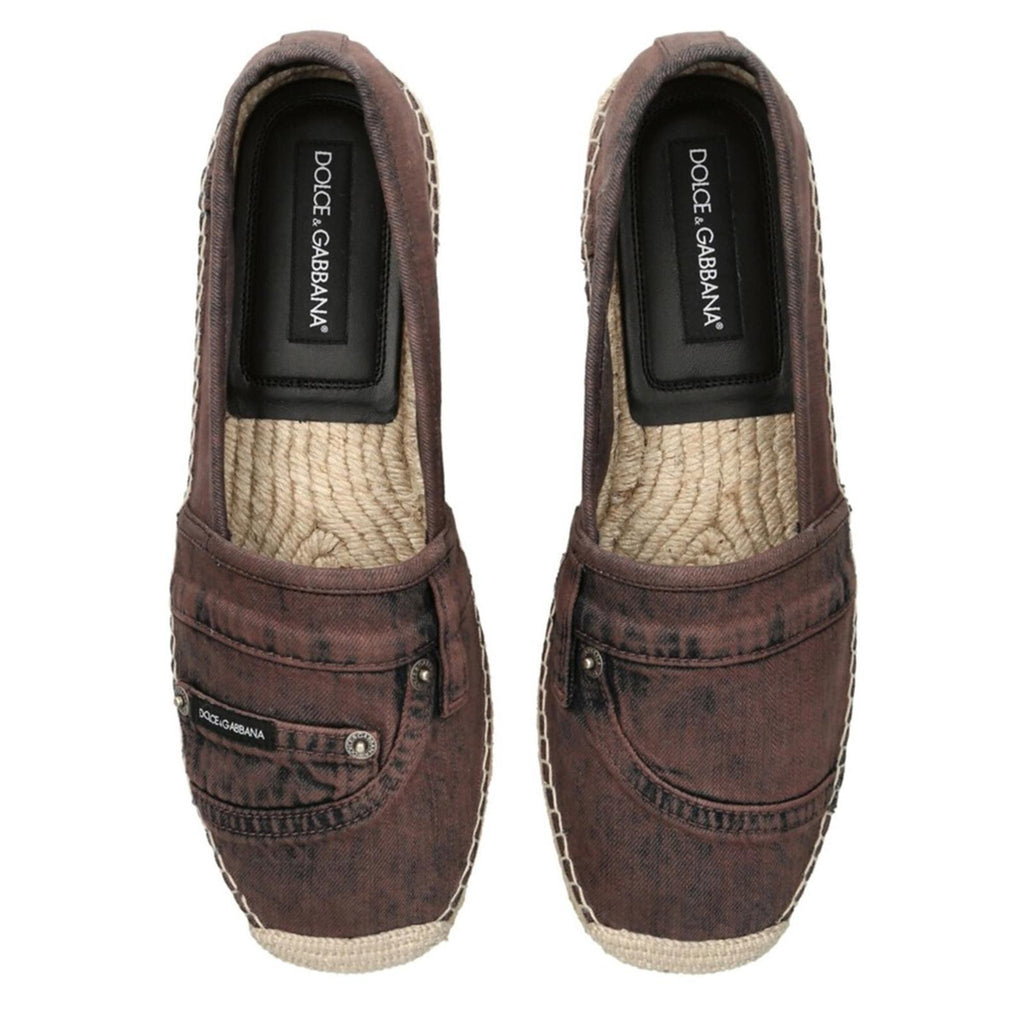 Dolce & Gabbana Men's Espadrille Flats, Size 42 (Made in Spain) New w/ Dust Bags