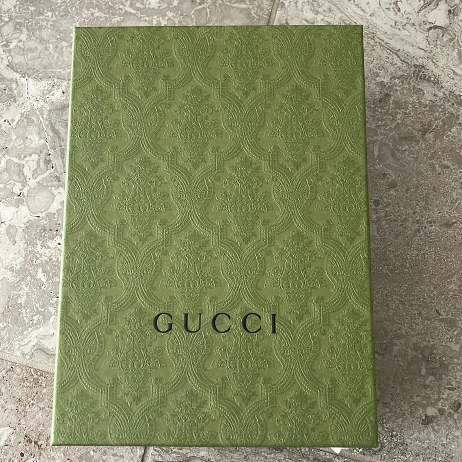Gucci Divine Horsebit-Detailed Leather Mules 1000 Nero Size 39.5 +DustBags
