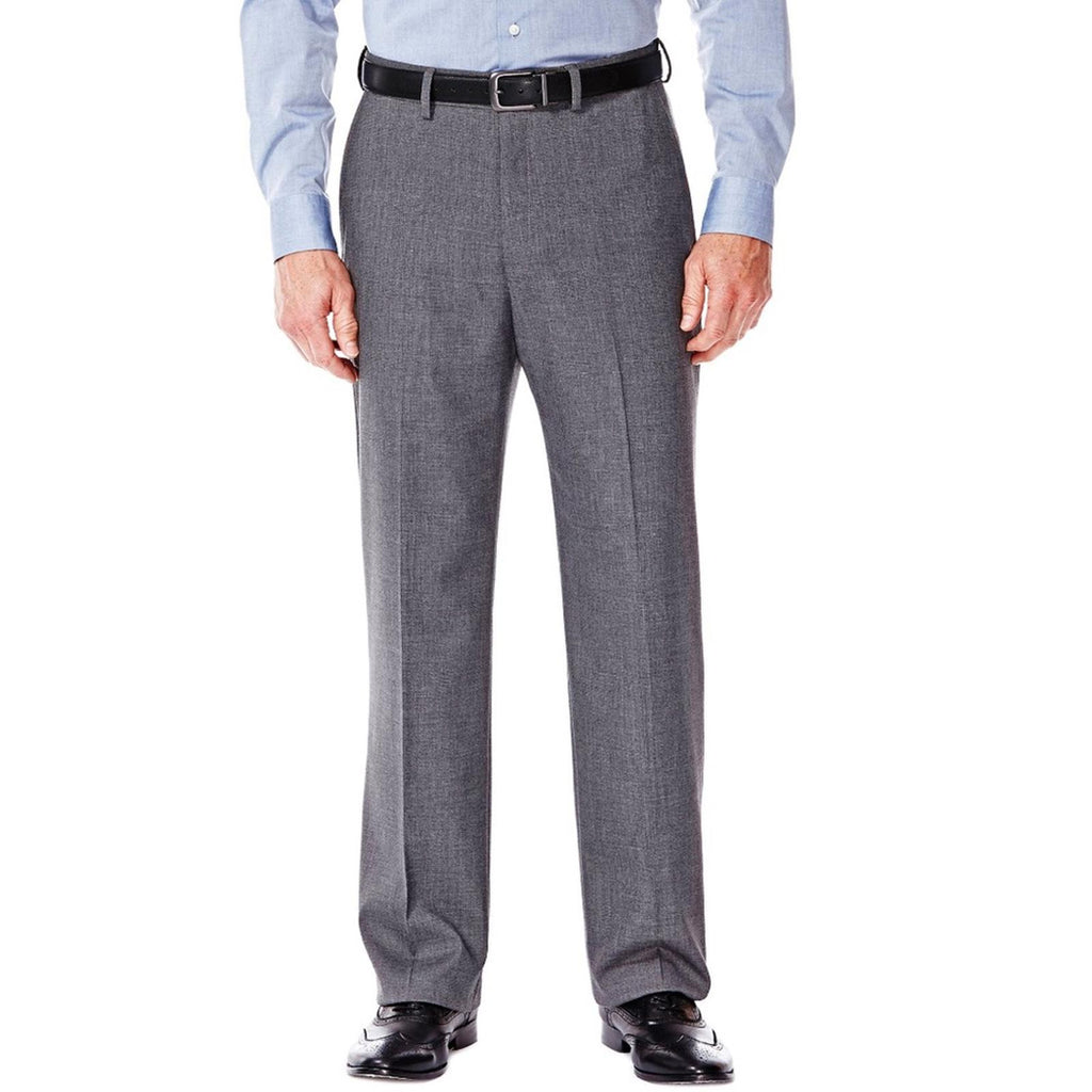 JM Haggar Premium Dress Pants, Stretch Solid Pleated Classic Fit Size W46 X L30