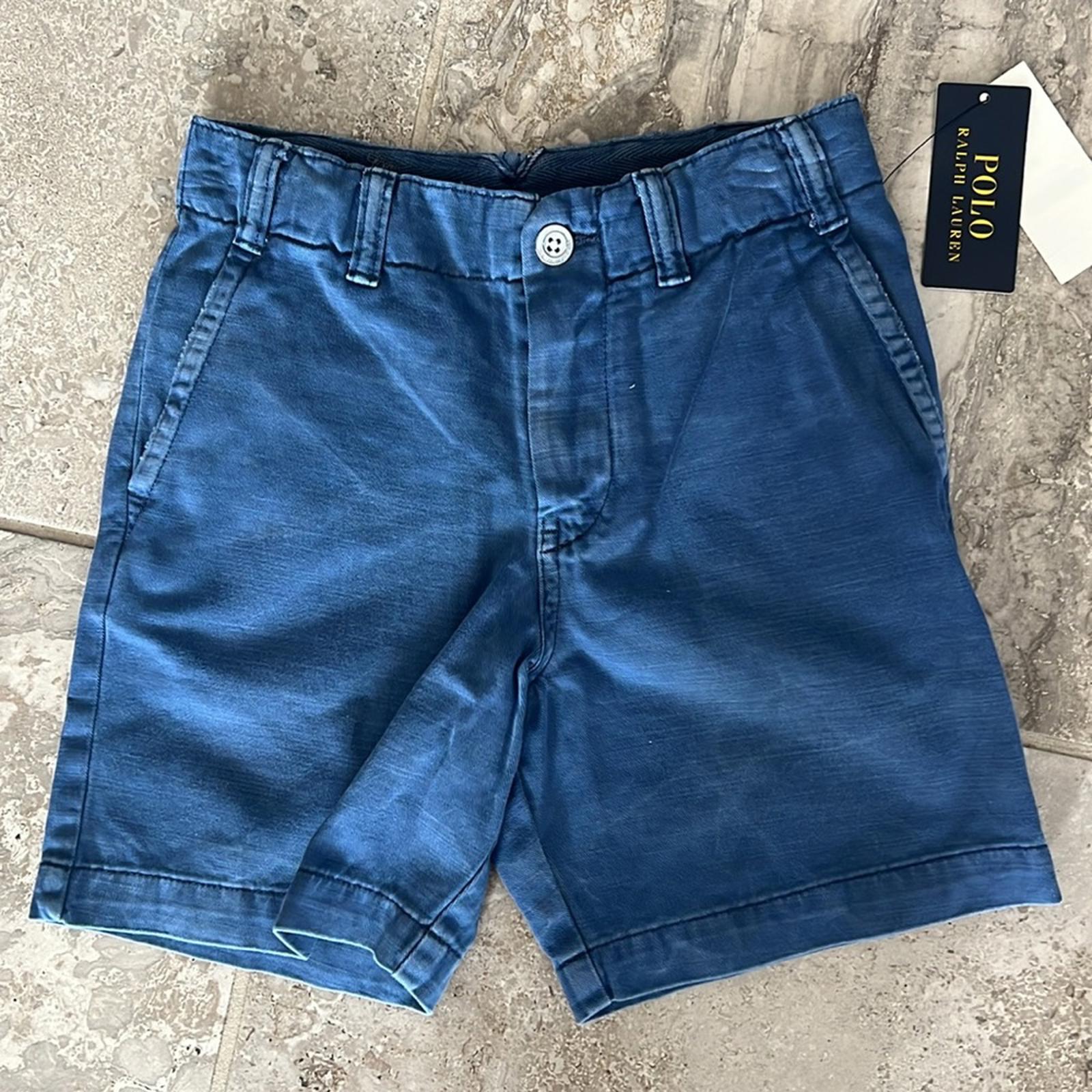 Polo Ralph Lauren Big Boys Cotton Twill Short in Old Royal, Size 8 NEW w/Tag