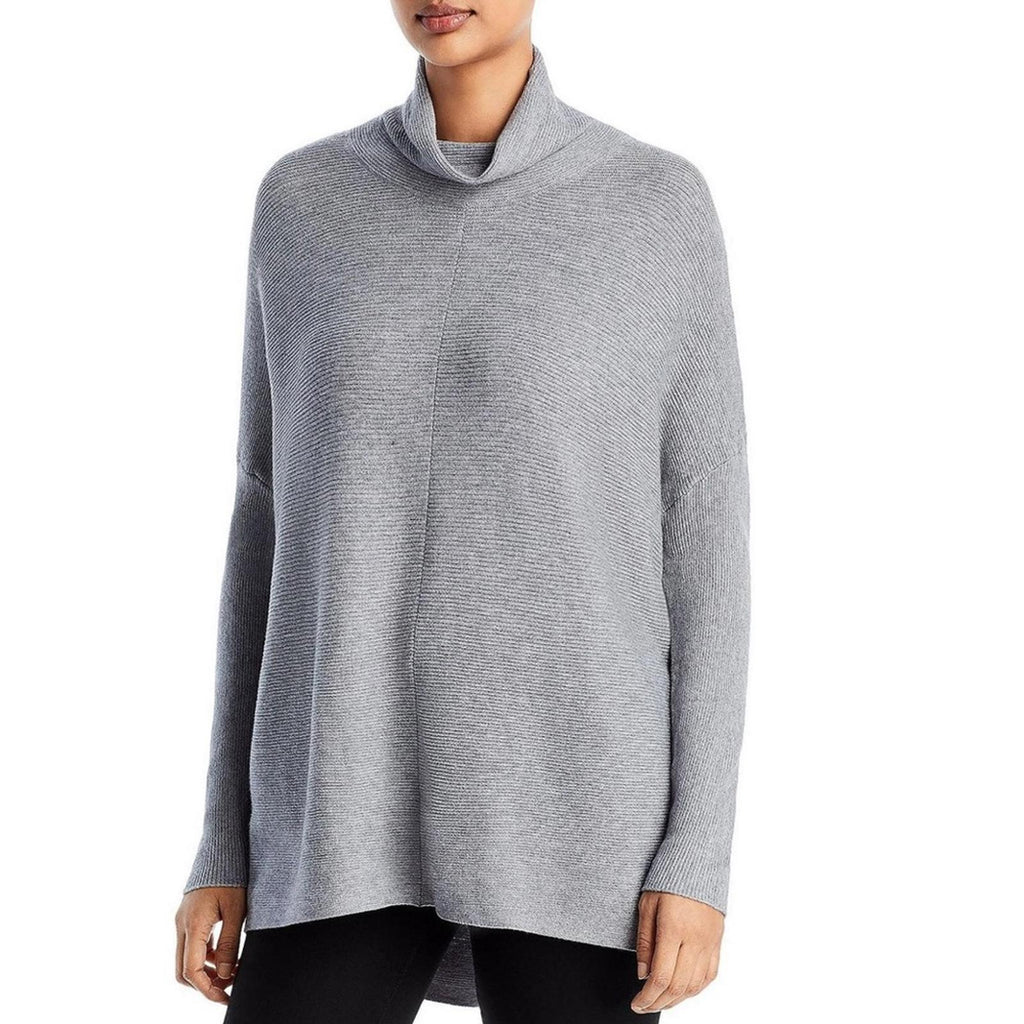 Cupio Mock Neck Knit Pullover Sweater in Heather Grey, Size XL New w/Tag