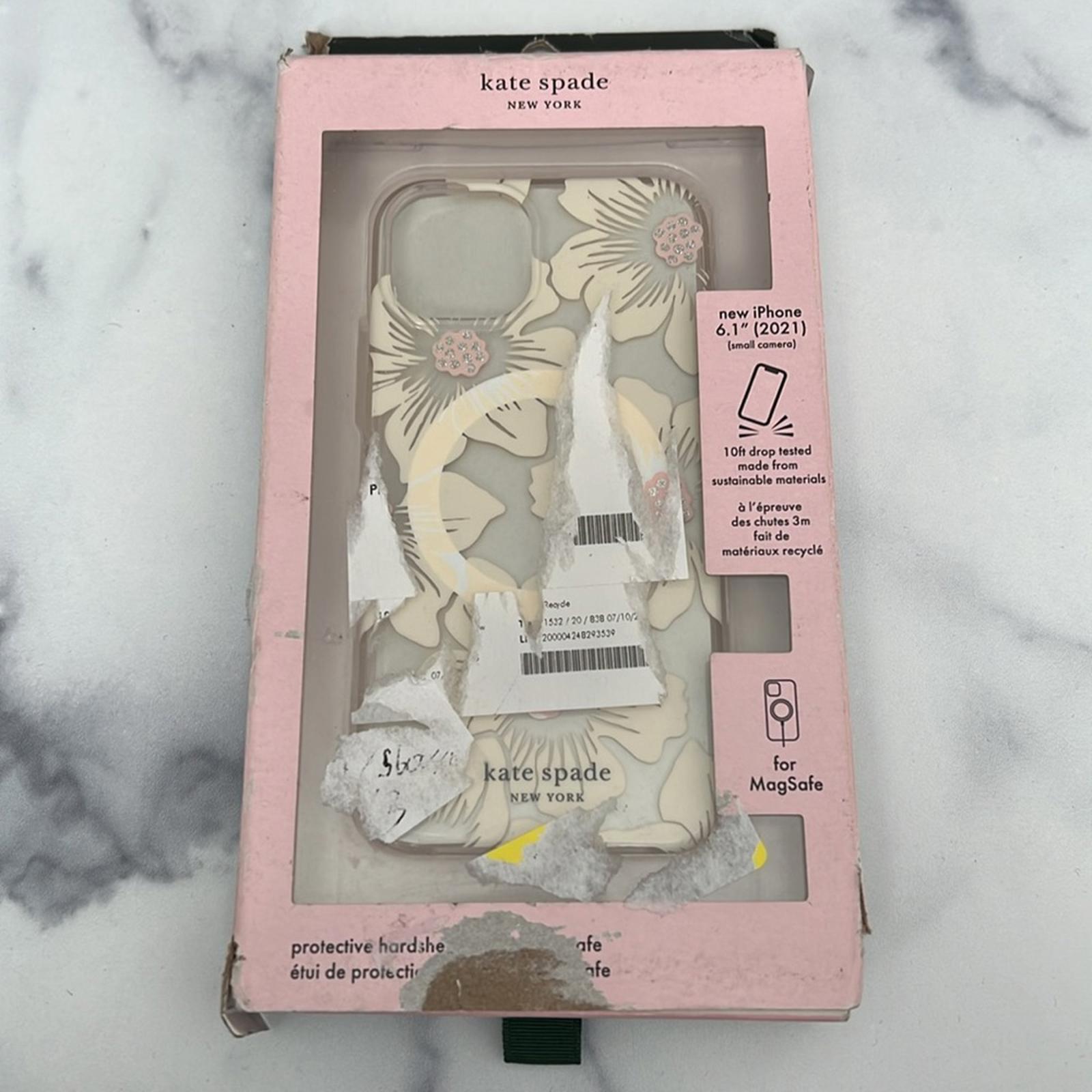 Kate Spade Protective Case for MagSafe Hollyhock Floral for iPhone 6.1” (2021)