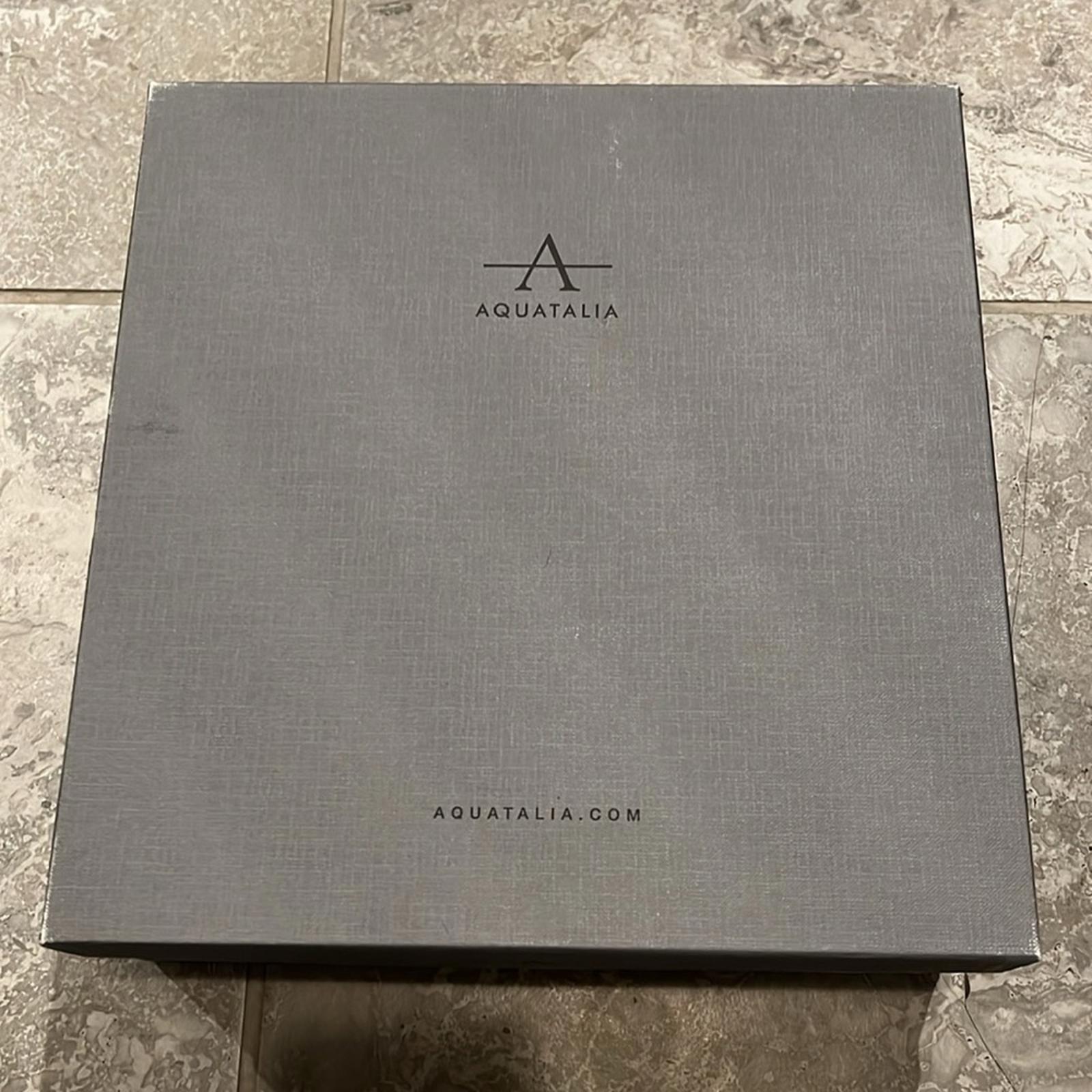 Aquatalia Prisilla Brown Dress Suede Booties, Size 9 New in Box +DustBag