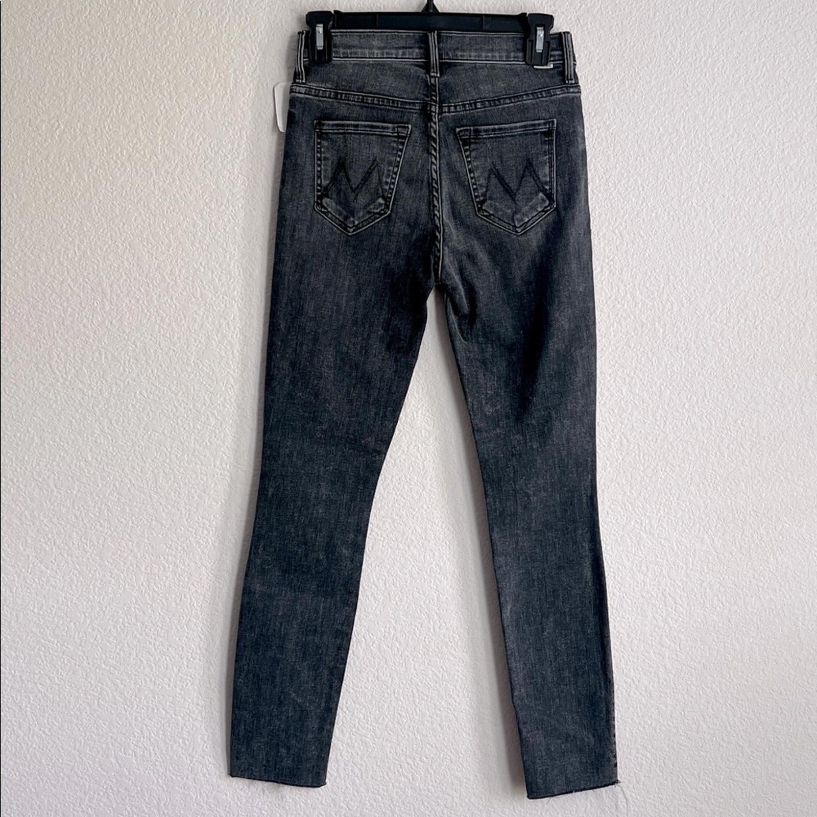 MOTHER The Hustler High Rise Ankle Bootcut Jeans in Barely There/Gray Size25 NEW