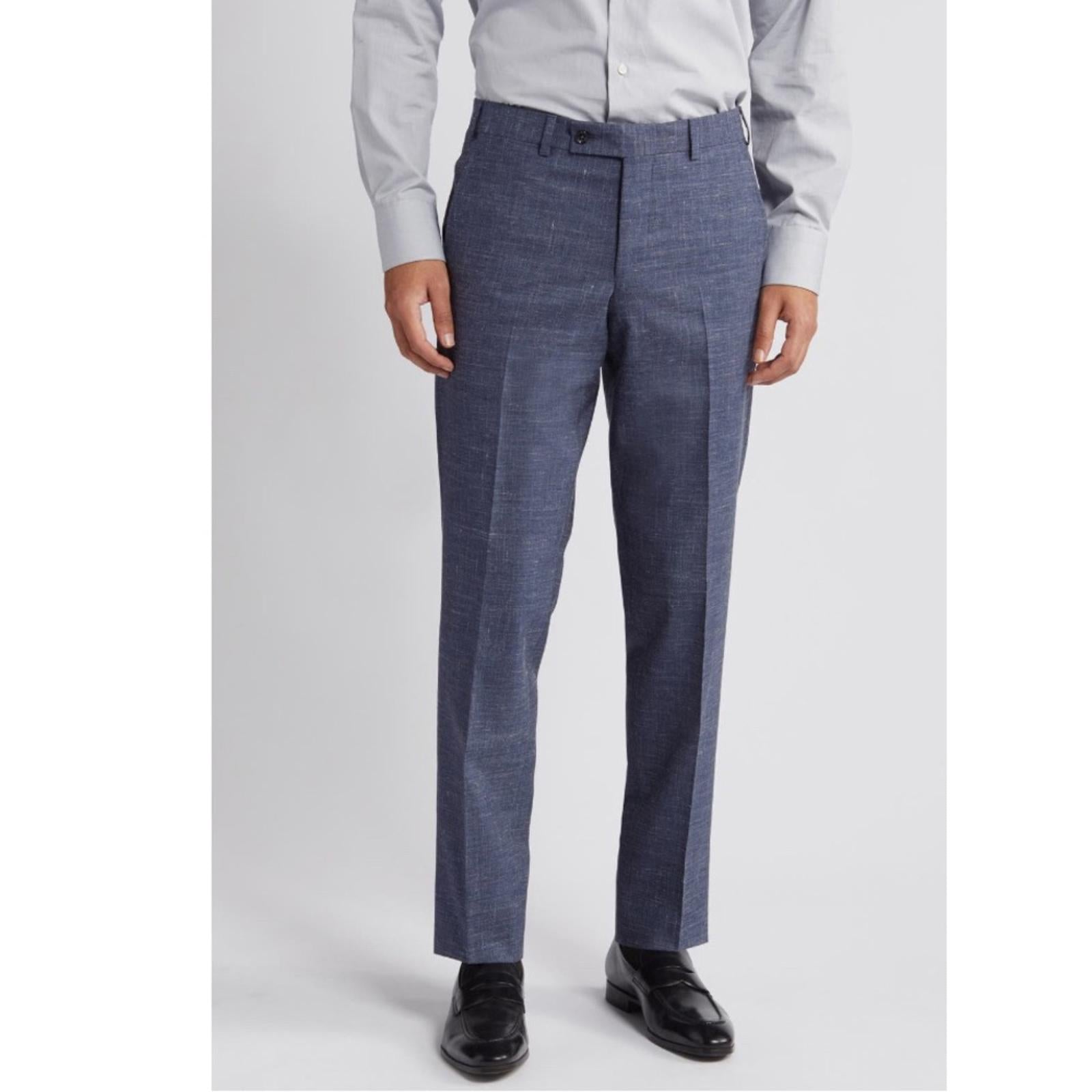 NEW Ted Baker London Karl Slim Fit Dress Pants, Mid Blue Size 29R New w/o Tag