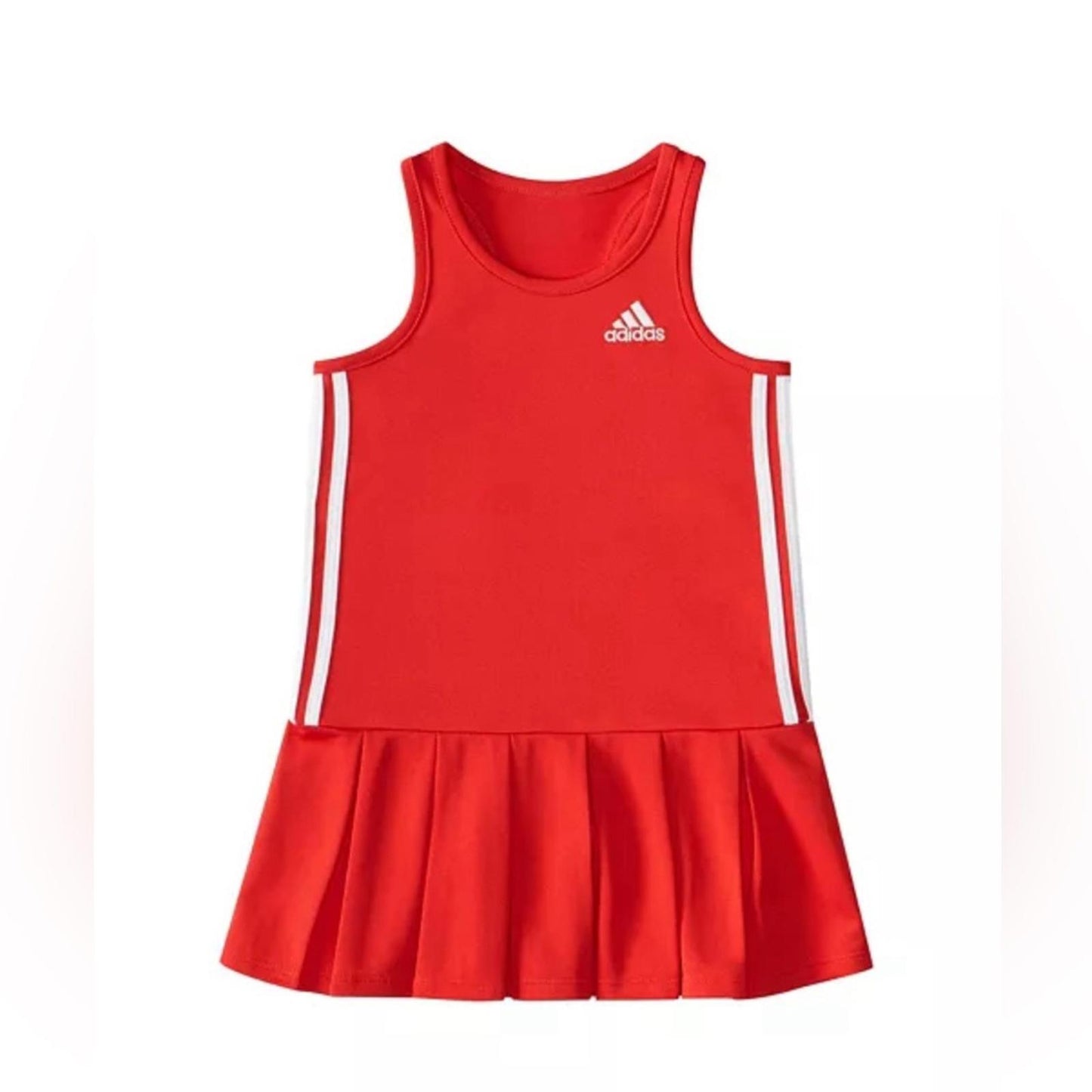 adidas Sleeveless Tennis Dress in Red, Little Girl’s Size 5 New w/Tag