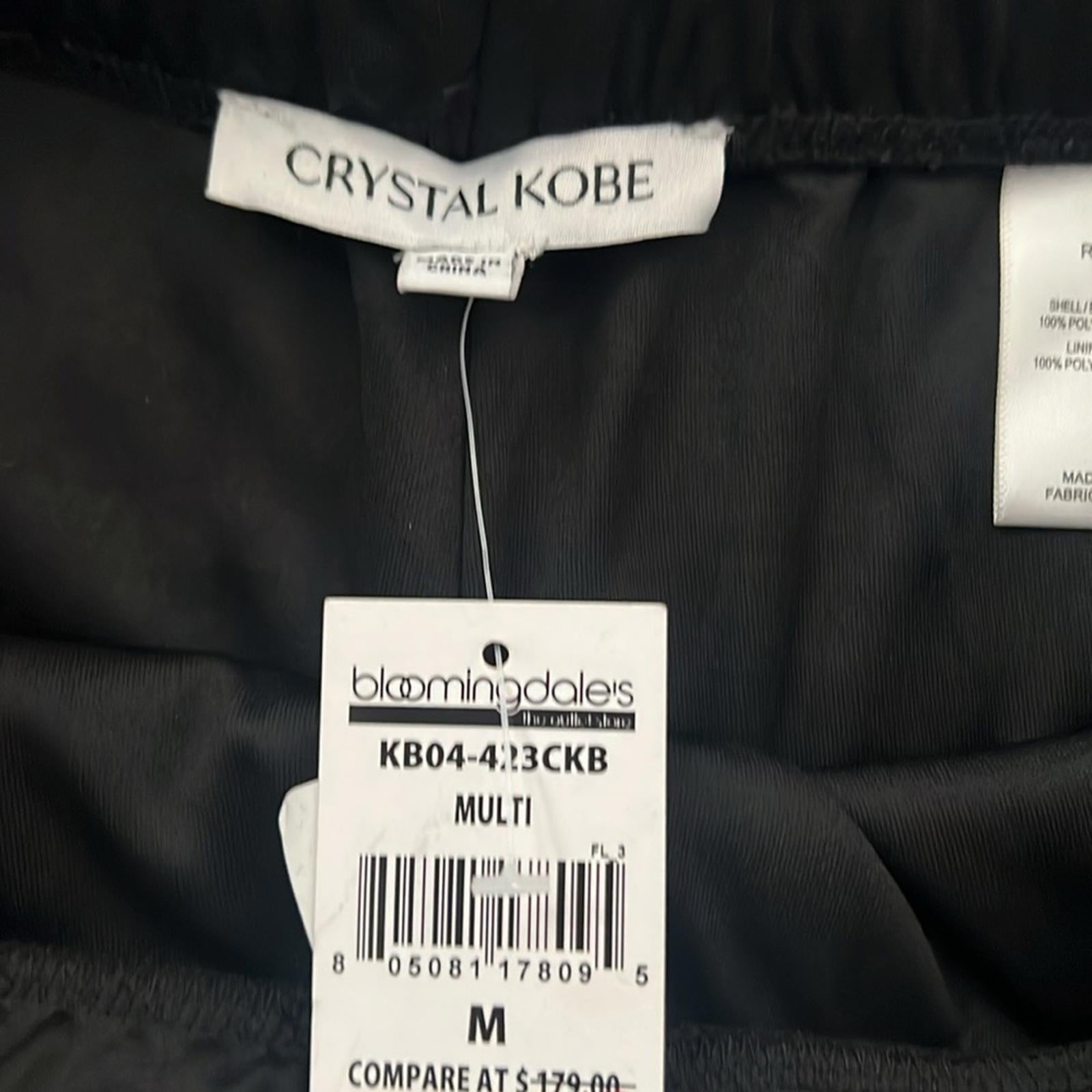 Crystal Kobe Stretch Sequin Pants, Size M New with Tag Retail $179